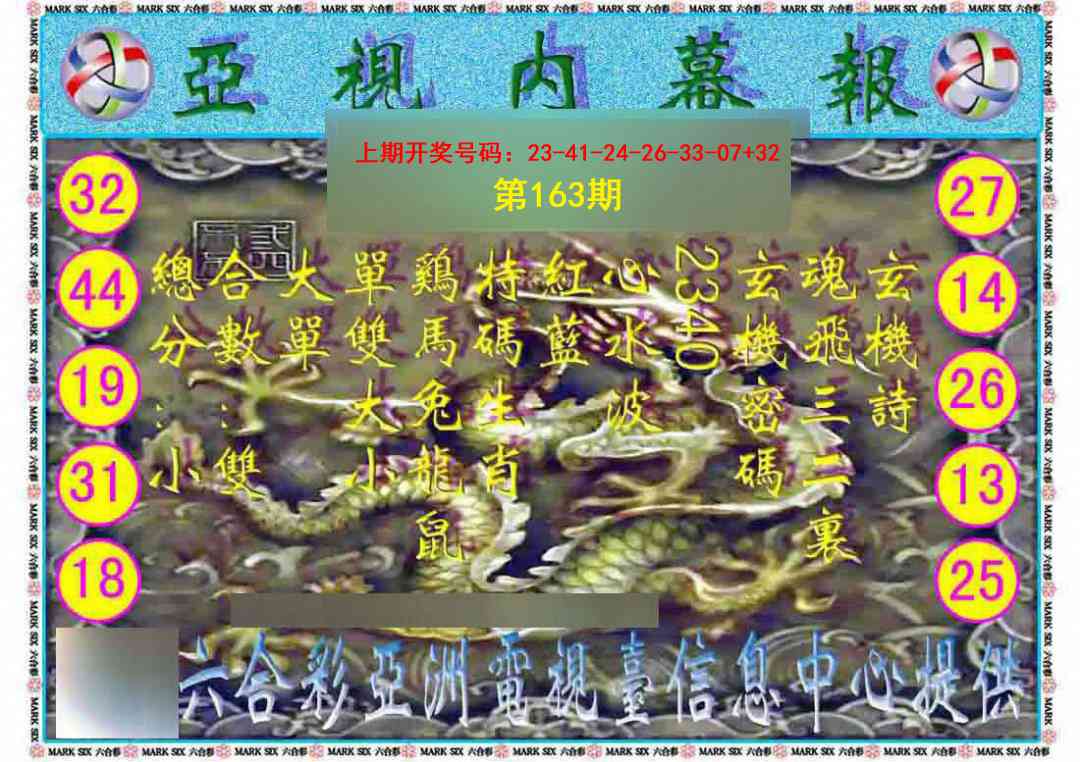 163期亚视内幕报[图]